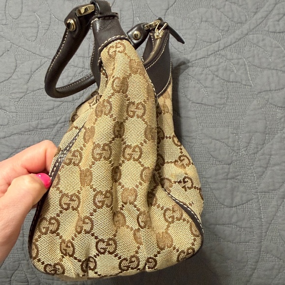 Gucci D - Ring shoulder monogram canvas bag - Picture 6 of 9